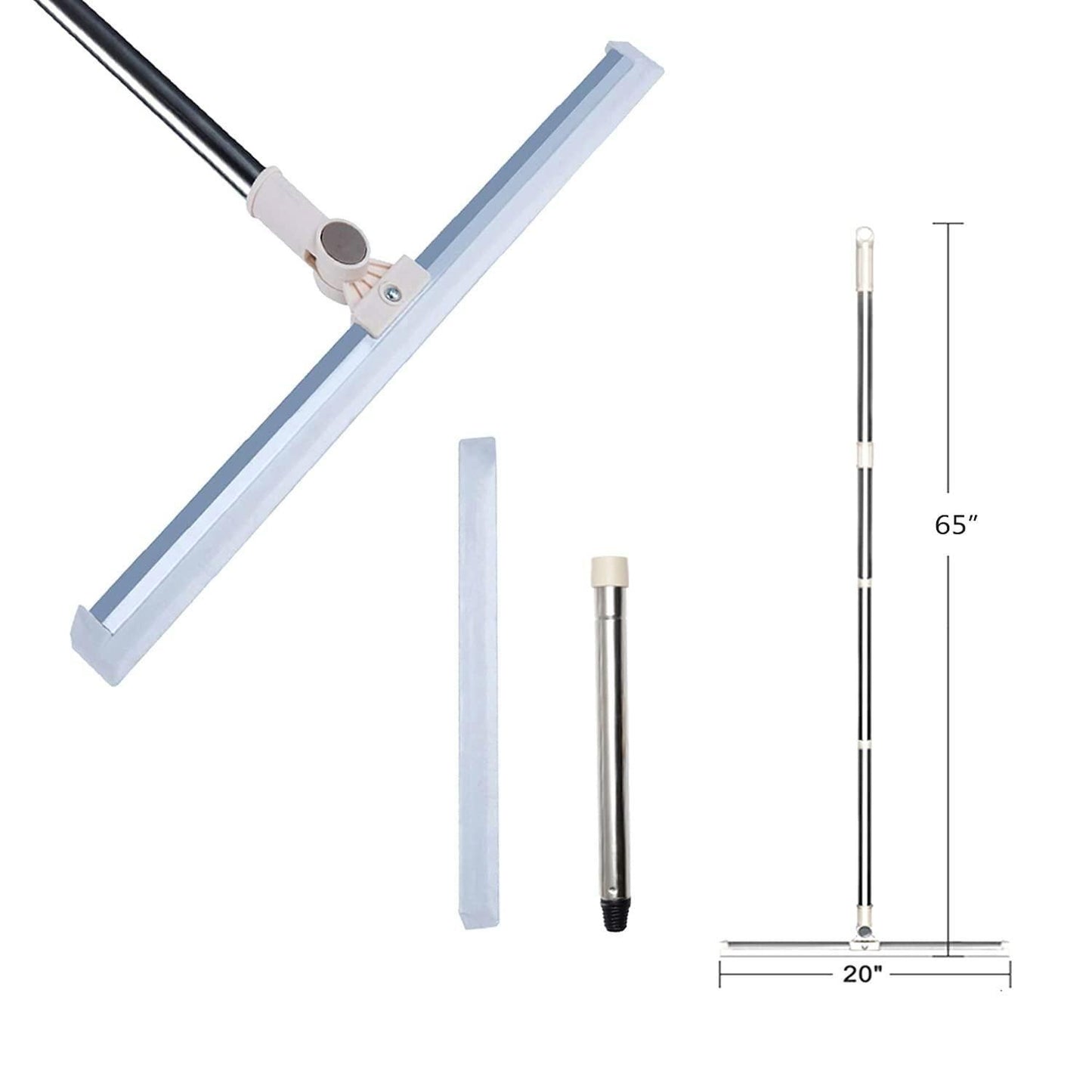 FlexiWipe – Multipurpose Wiper | Adjustable Silicon Blade | 180° Rotating Head