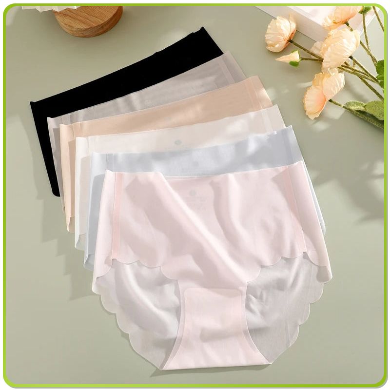 ButterSilk Invisible Hipster – Ice Silk Seamless Panties (4‑Pack Multicolour)