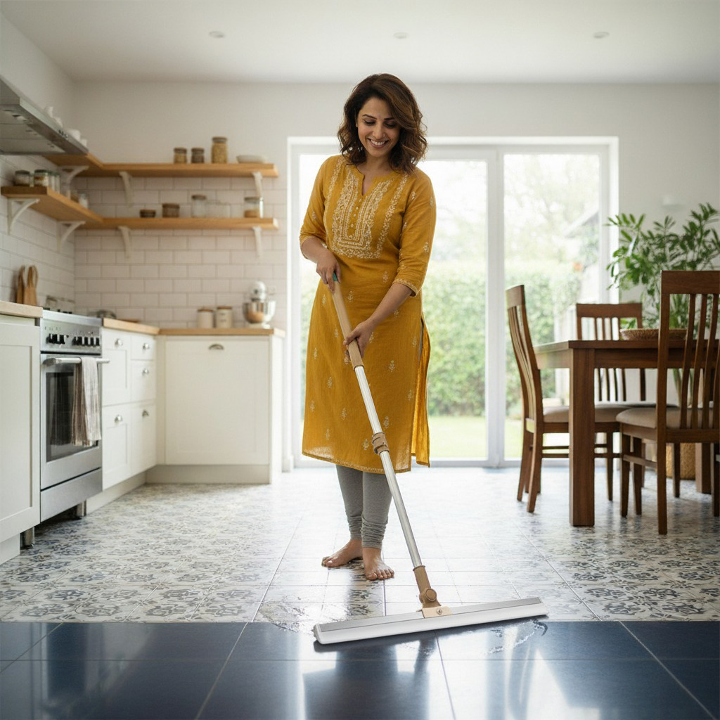 FlexiWipe – Multipurpose Wiper | Adjustable Silicon Blade | 180° Rotating Head